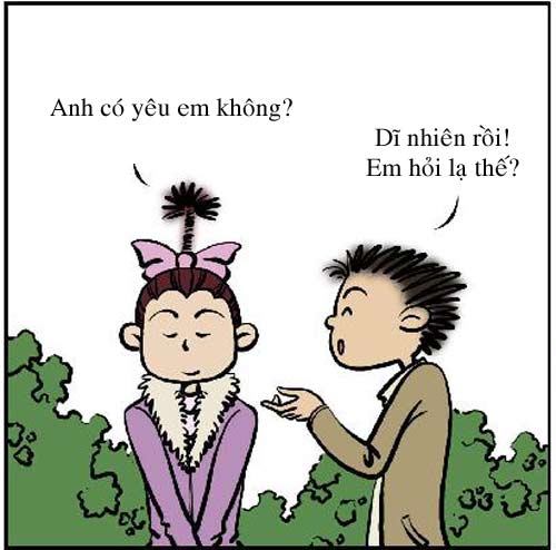 Truyện tranh,truyện cười,tranh vui,hài hước,thư giãn,vợ chồng,valentine,lễ tình nhân