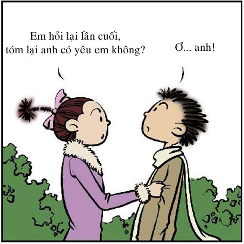 Truyện tranh,truyện cười,tranh vui,hài hước,thư giãn,vợ chồng,valentine,lễ tình nhân