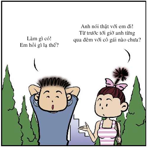 Truyện tranh,truyện cười,tranh vui,hài hước,thư giãn,vợ chồng,valentine,lễ tình nhân