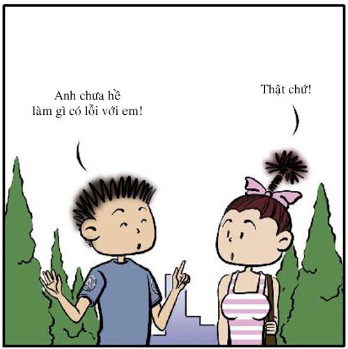Truyện tranh,truyện cười,tranh vui,hài hước,thư giãn,vợ chồng,valentine,lễ tình nhân