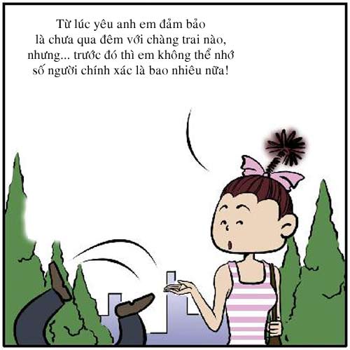Truyện tranh,truyện cười,tranh vui,hài hước,thư giãn,vợ chồng,valentine,lễ tình nhân