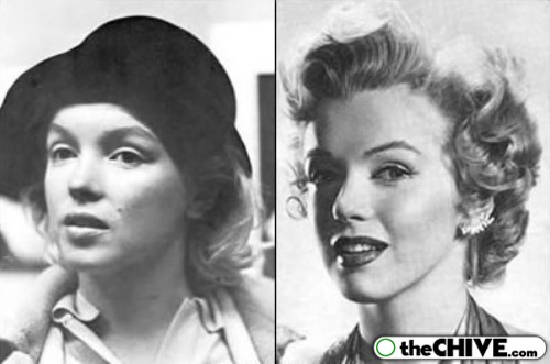 Marilyn Monroe,mặt mộc,không make up,ảnh độc,bom sex