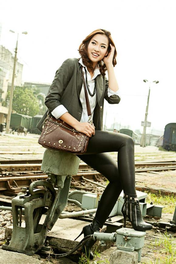 Thu Phương,siêu mẫu,xinh đẹp,thời trang,áo khoác Blazer,nữ tính,cá tính