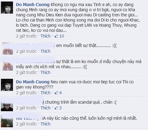 Đỗ Mạnh Cường,Hà Anh,người mẫu,khẩu chiến,Xuân Lan