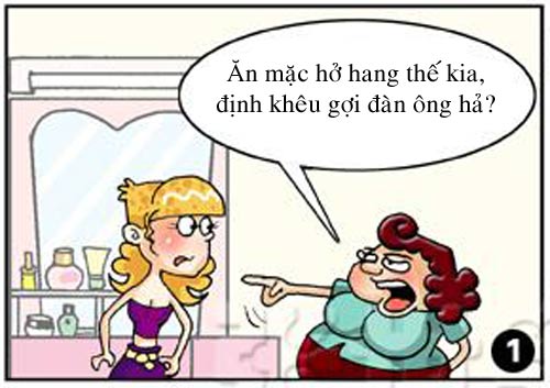 truyện tranh,truyện cười,hài hước,tranh vui,tóc vàng hoe