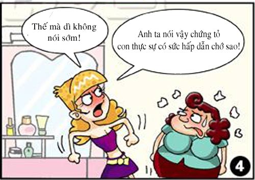 truyện tranh,truyện cười,hài hước,tranh vui,tóc vàng hoe