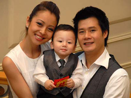 Quang Dũng,Jennifer phạm,bé Bảo Nam