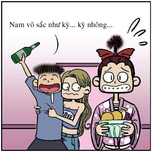 truyện tranh,truyện cười,hài hước,tranh vui,ăn phở