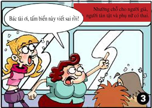 truyện tranh,truyện cười,hài hước,tranh vui,xe buýt