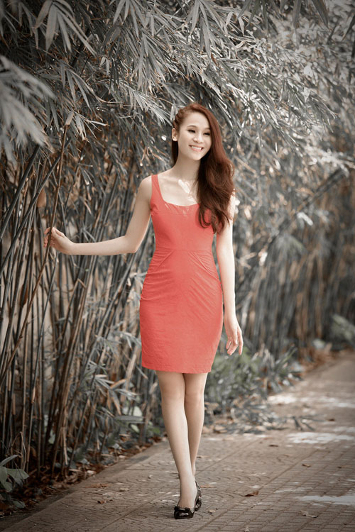 Thời trang hè,váy,siêu mẫu,thái hà