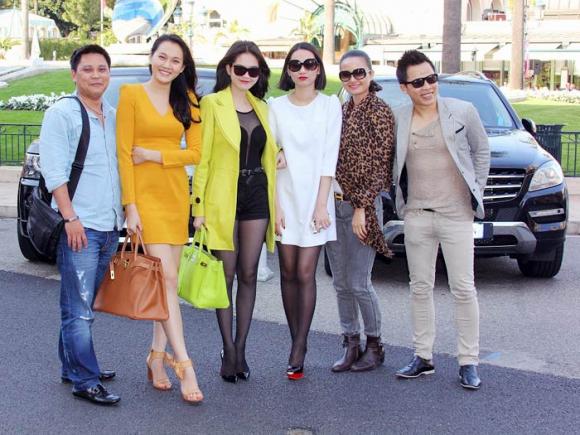 Jennifer Phạm,Ngọc Trinh,siêu mẫu Ngọc Thạch,túi Hermes