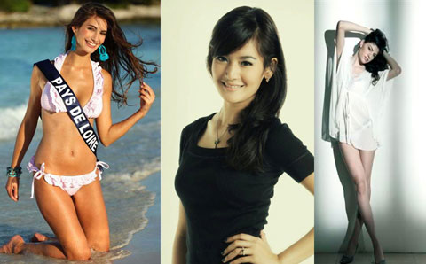 Hoa hậu Hoàn Vũ 2012,Caroline Aguirre,Sung Hye-Lee, Irene Esse,Andrea Huisgen