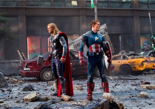 the avengers,siêu bom tấn 2012,iron man,caption america,hulk,thor