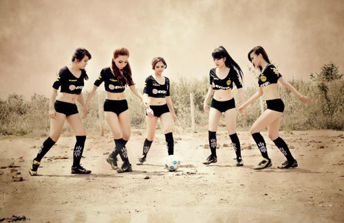 euro 2012,hot girl sài thành,nu phạm,Minh Phương,Kitty Trần,Minh Thùy,Duck Ly