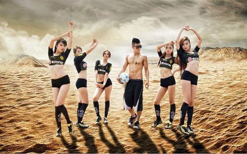euro 2012,hot girl sài thành,nu phạm,Minh Phương,Kitty Trần,Minh Thùy,Duck Ly