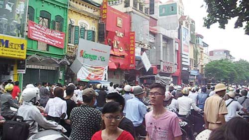 Cướp,cướp tiệm vàng,cướp tiệm vàng tại hà nội,tiệm vàng Hoàng Tín