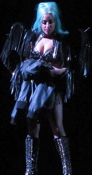 Lady Gaga,ca sĩ,phong cách,hình nộm,ca sỹ,kiếm tiền,khoe,quái dị,cá tính,đặc biệt,khác người,váy thịt