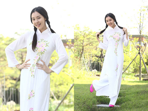 thiếu nữ Việt,áo dài,sao ngoại,thời trang,trang phục