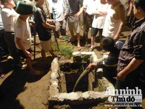 hố công trình,hố ga,ngã xuống hố ga,tai nạn
