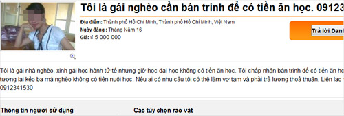 Bán trinh,gái bán dâm,mại dâm,lừa đảo