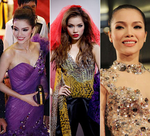 Người đẹp việt,kính giãn tròng,mai phương thúy,thái hà,võ hoàng yến