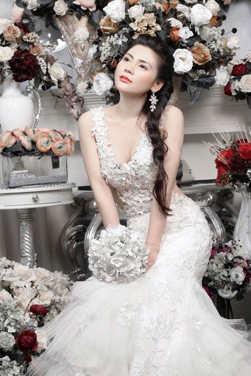 Quỳnh hoa,váy cưới,váy cưới 2012,diễn viên quỳnh hoa