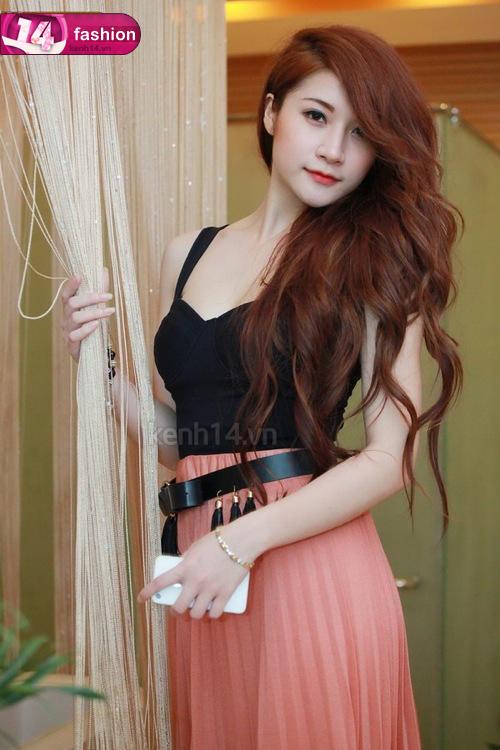 Hot girl,diễm hằng,pé tin,vân navy