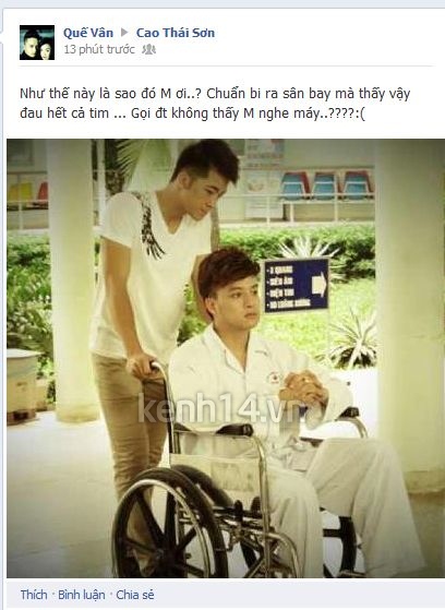 Cao thái sơn,cao thái sơn nhập viện,quế vân