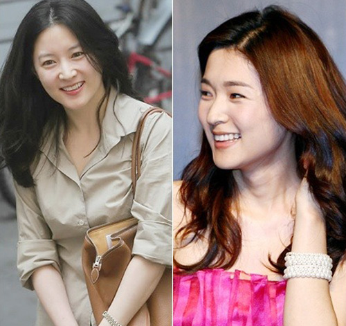 Lee Young Ae,Son Ye Jin,Kim Tae Hee,Song Hye Kyo,Han Ga In,Suzy,sao hàn,bản sao