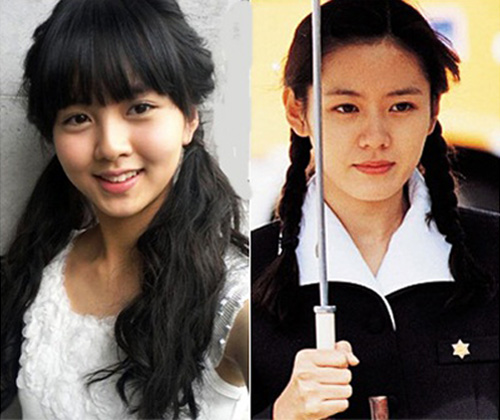 Lee Young Ae,Son Ye Jin,Kim Tae Hee,Song Hye Kyo,Han Ga In,Suzy,sao hàn,bản sao