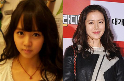Lee Young Ae,Son Ye Jin,Kim Tae Hee,Song Hye Kyo,Han Ga In,Suzy,sao hàn,bản sao
