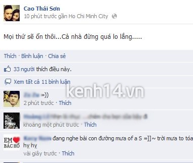 Cao thái sơn,cao thái sơn nhập viện,quế vân