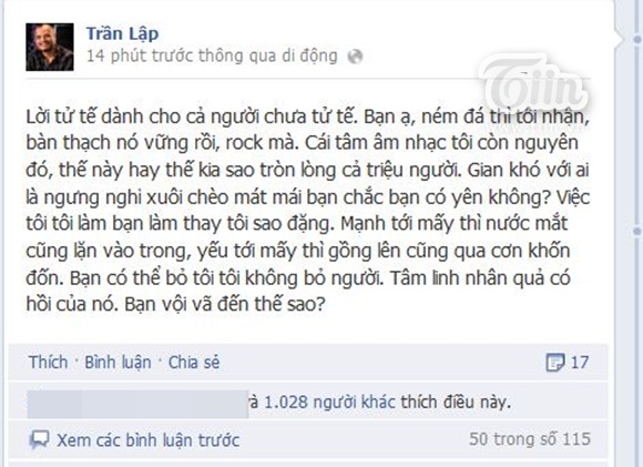 The Voice,Giọng hát Việt,Trần Lập,Vòng đối đầu