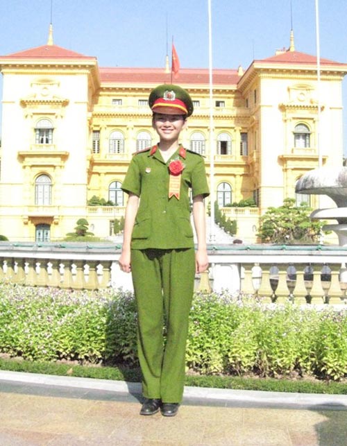 nữ sinh,nữ sinh cảnh sát,đáng yêu