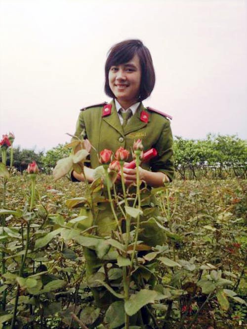 nữ sinh,nữ sinh cảnh sát,đáng yêu