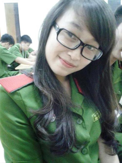 nữ sinh,nữ sinh cảnh sát,đáng yêu