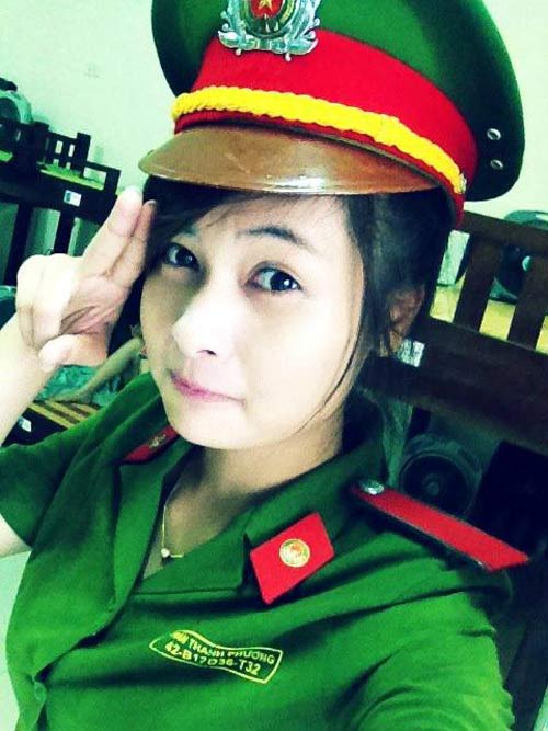 nữ sinh,nữ sinh cảnh sát,đáng yêu
