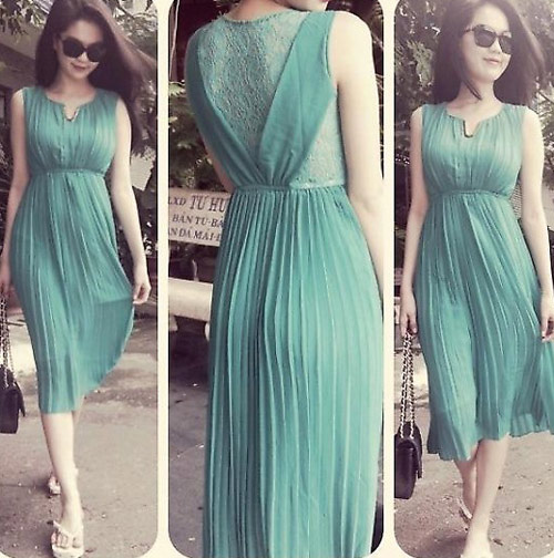 ngọc trinh sang trọng với đầm,ngọc trinh giản dị đời thường,thời trang ngọc trinh