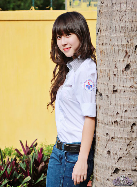 Nữ sinh,Miss Vinh qua ảnh