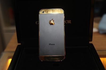 iphone 5,iPhone 5 đúc bằng vàng nguyên khối,DVS DIGITAl,Công ty cổ phần dịch vụ số,iPhone 5 Mạ Vàng
