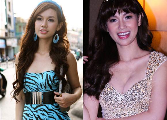 Sao việt,sao việt phẫu thuật thẩm mỹ,Đinh Ngọc Diệp,Ngọc quyên,Angela Phương trinh