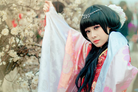 Cosplay,Vườn hoa Nhật Tân,Nữ sinh Hà thành