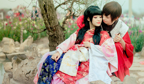Cosplay,Vườn hoa Nhật Tân,Nữ sinh Hà thành