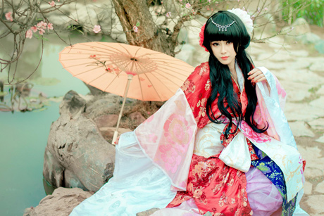 Cosplay,Vườn hoa Nhật Tân,Nữ sinh Hà thành
