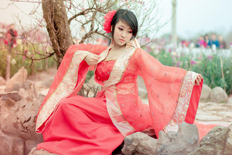 Cosplay,Vườn hoa Nhật Tân,Nữ sinh Hà thành