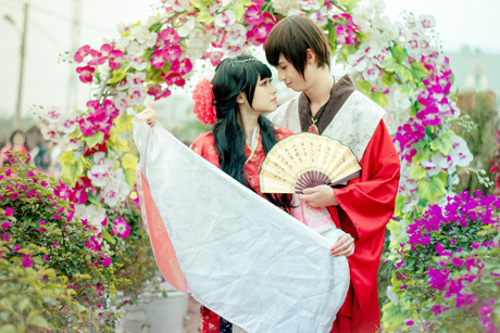 Cosplay,Vườn hoa Nhật Tân,Nữ sinh Hà thành