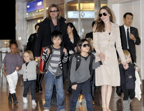 Brad Pitt,Angelina Jolie,Angelina Jolie mang bầu
