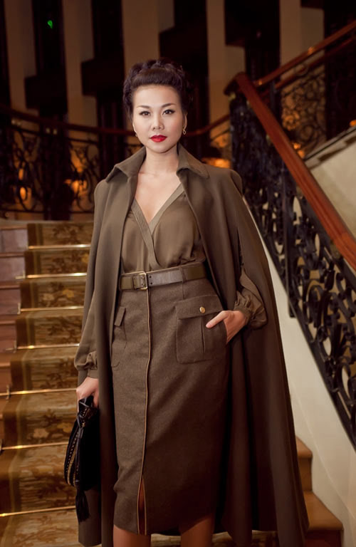 Thời trang sao việt,Áo khoác,Thanh Hằng,Hồ Ngọc Hà