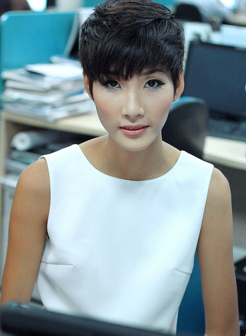 Tóc tém,tóc đẹp,Uyên linh,Hoàng Thùy