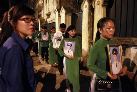 Đại tướng Võ Nguyên Giáp,Đại tướng Võ Nguyên Giáp qua đời,Lễ viếng đại tướng Võ Nguyên Giáp